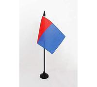 BANDIERA DA TAVOLO CATANIA 15x10cm - PICCOLA BANDIERINA CATANIA IN SICILIA 10 x 15 cm - AZ FLAG