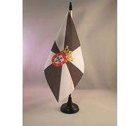 BANDIERA DA TAVOLO CEUTA 21x14cm - PICCOLA BANDIERINA SPAGNOLA - SPAGNA 14 x 21 cm - AZ FLAG