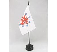 BANDIERA DA TAVOLO COMUNITÀ GERMANOFONA DEL BELGIO 15x10cm - PICCOLA BANDIERINA DEUTSCHSPRACHIGE GEMEINSCHAFT BELGIENS 10 x 15 cm - AZ FLAG