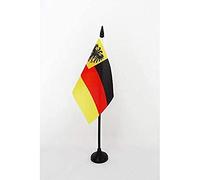 BANDIERA DA TAVOLO CONFEDERAZIONE GERMANICA 1815-1866 15x10cm - PICCOLA BANDIERINA TEDESCA 10 x 15 cm - AZ FLAG