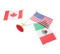 Bandiera Da Tavolo Della Coppa Mondo Asta Portabandiera Con Base Supporto Per