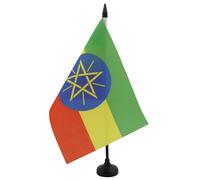BANDIERA DA TAVOLO ETIOPIA 21x14cm - PICCOLA BANDIERINA ETIOPE 14 x 21 cm - AZ FLAG