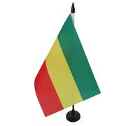BANDIERA DA TAVOLO ETIOPIA SENZA STEMMA 21x14cm - PICCOLA BANDIERINA ETIOPE 14 x 21 cm - AZ FLAG