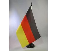 BANDIERA DA TAVOLO GERMANIA 21x14cm - PICCOLA BANDIERINA TEDESCA 14 x 21 cm - AZ FLAG