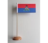 Bandiera da tavolo in legno Royal Artillery British Army - ULTIMI POCHI