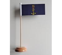Bandiera da tavolo in legno Royal Marines Commandant General - ULTIMI POCHI