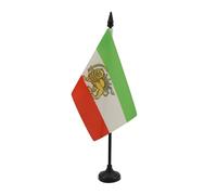 BANDIERA DA TAVOLO IRAN ANTICA 15x10cm - PICCOLA BANDIERINA IRANIANA 10 x 15 cm - AZ FLAG