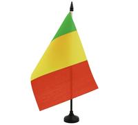 BANDIERA DA TAVOLO MALI 21x14cm - PICCOLA BANDIERINA MALIANA 14 x 21 cm - AZ FLAG