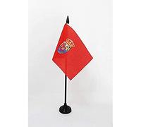 BANDIERA DA TAVOLO PROVINCIA SPAGNOLA DI ÁVILA 15x10cm - PICCOLA BANDIERINA ÁVILA - CASTIGLIA E LEÓN 10 x 15 cm - AZ FLAG