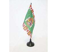 BANDIERA DA TAVOLO PROVINCIA SPAGNOLA DI CÁDIZ 21x14cm - PICCOLA BANDIERINA CÁDIZ - ANDALUSIA 14 x 21 cm - AZ FLAG