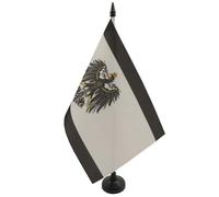 AZ FLAG Bandiera da Tavolo Regno di Prussia 1701-1918 21x14cm - Piccola BANDIERINA Tedesca 14 x 21 cm
