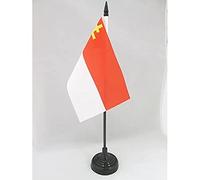 BANDIERA DA TAVOLO REPUBBLICA DI ALSAZIA-LORENA 15x10cm - PICCOLA BANDIERINA PRIMA GUERRA MONDIALE 10 x 15 cm - AZ FLAG