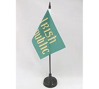 BANDIERA DA TAVOLO REPUBBLICA D'IRLANDA 15x10cm - PICCOLA BANDIERINA IRLANDESE - EIRE 10 x 15 cm - AZ FLAG