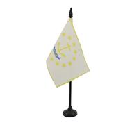 BANDIERA DA TAVOLO RHODE ISLAND 15x10cm - PICCOLA BANDIERINA STATO AMERICANO - USA - STATI UNITI 10 x 15 cm - AZ FLAG