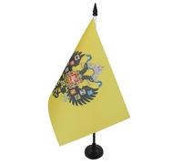BANDIERA DA TAVOLO RUSSIA WWI 21x14cm - PICCOLA BANDIERINA RUSSA DI GUERRA 14 x 21 cm - AZ FLAG