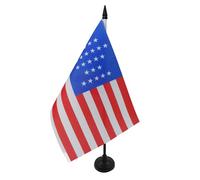 AZ FLAG Bandiera Da Tavolo Stati Uniti 33 Stelle 21x14 cm - Piccola Bandierina Antica Americana - Usa 14 x 21 cm