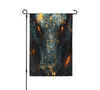 Bandiera decorativa a doppio lato con crepa di oggetti giganti, striscione da giardino, perfetta per decorazioni esterne e interne, disponibile in due misure