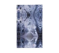 Bandiera decorativa con cielo attraverso l'albero, per tutte le stagioni, stampa su un solo lato, per interni ed esterni, display trasparente