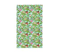 Bandiera decorativa con fenicottero e fiori d'amore per esterni, per giardino, patio, cassetta postale, veranda