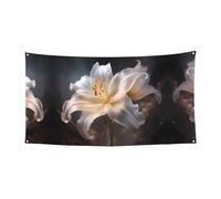 Bandiera decorativa da appendere con giglio magico - (oversize 178 x 88,9 cm) festa di Natale, festa di compleanno, festone festivo,