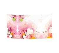 Bandiera decorativa da appendere in carta con frammenti di colore - (oversize 178 x 88,9 cm) per festa di Natale, festa di compleanno, festone