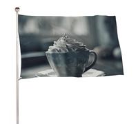 Bandiera decorativa da giardino, 152,4 x 243,8 cm, stampa su entrambi i lati, non sbiadisce, con occhielli in ottone, sfondo fotografico da appendere, per interni ed esterni, decorazione per la casa