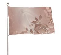 Bandiera decorativa da giardino con rose, 61 x 88,9 cm, stampa su entrambi i lati, non sbiadisce, con occhielli in ottone da appendere, sfondo fotografico per interni ed esterni, decorazione per la