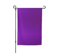 Bandiera decorativa da giardino viola scuro tinta unita 30,5 x 45,7 cm, antirughe e anti-sbiadimento, adatta per giardino, cortile, prato, balcone