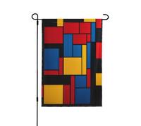 Bandiera decorativa double-face con la tentazione del colore, perfetta per interni ed esterni, disponibile in due misure