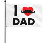 Bandiera Decorativa Happpy Father'S Day Resistente Alle Intemperie Bandiera Con 2 Occhielli Bandiere Giardino Per Balcone Casa All'Aperto 3X5 Ft