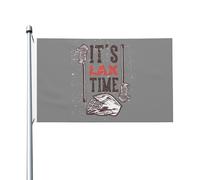 Bandiera Decorativa It'S Lax Time Resistente Alle Intemperie Bandiera Appendere Decorazioni Da Esterno Per Esterni Celebrazioni Patio 3X5 Ft