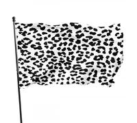 Bandiera decorativa leopardata, graziosa, da giardino, 9 x 1,5 m, colori vivaci, poliestere di qualità e occhielli in ottone