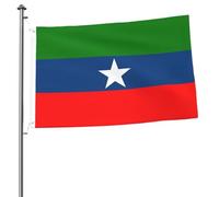 Bandiera Decorativa Ogaden National Liberation Front per la casa 3x5 FT | con 2 Occhielli Bandiera Robuste Decorazioni da Giardino per Balcone Fattoria