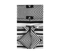 Bandiera decorativa per esterni con stampa a righe bianche e nere, per interni ed esterni, decorazione per le festività