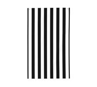 Bandiera decorativa per esterni con stampa a righe bianche e nere, per interni, per cortile, stagioni, decorazioni per le vacanze