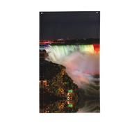 Bandiera decorativa per esterni con stampa delle cascate del Niagara, per tutte le stagioni, modello su un solo lato, per cortile, portico e patio