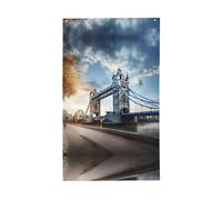 Bandiera decorativa per esterni con stampa storica del ponte della torre vecchia di Londra, decorazione per interni