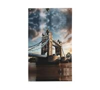 Bandiera decorativa per esterni con stampa storica del ponte della torre vecchia di Londra, decorazione per interni