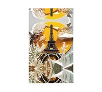 Bandiera decorativa per esterni con stampa Torre Eiffel di Parigi, per interni, per cortile, stagioni, decorazioni per le vacanze