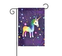 Bandiera decorativa per esterni, con stella di un cavallo, bandiera da appendere al giardino, piccola bandiera da giardino, bandiera invernale natalizia per esterni, 30,5 x 45,7 cm