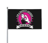 Bandiera decorativa per esterni Premium Vice Sceriffo 9,1 x 1,5 m - Colori vivaci, antivento e resistente all'acqua - Ideale per giardino ed eventi