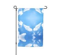 Bandiera decorativa per esterni Sky Cloud, 45 x 30 cm, in poliestere, perfetta per la decorazione del giardino o del patio