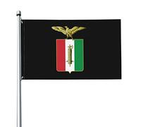 Bandiera Decorativa Stemma della Repubblica Sociale Italiana Bandiera All'Aperto Vintage Bandiera Vacanza con 2 Occhielli Bandiera da Giardino per Interni Esterni Patio