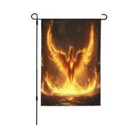 Bandiera decorativa su entrambi i lati della fenice rosso fuoco - Striscione da giardino, perfetto per decorazioni esterne e interne, disponibile in due misure