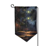 Bandiera decorativa unica per cortile, design personalizzato per primavera e giardino, bandiere bifacciali in poliestere resistente per esterni, per cortile, portico e patio, strada silenziosa, taglia