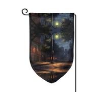 Bandiera decorativa unica per cortile, design personalizzato per primavera e giardino, bandiere bifacciali in poliestere resistente per esterni, per cortile, portico e patio, strada silenziosa, taglia