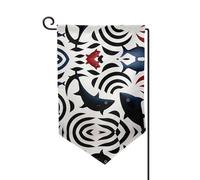 Bandiera decorativa unica per cortile, design personalizzato per primavera e giardino, bandiere da esterno su entrambi i lati in poliestere resistente per cortile, portico e patio, estremamente