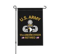 Bandiera Decorativa US 101St Division Army Retired Striscione Interni 30x45