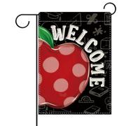 Bandiera Decorazioni Polka Dot Apples Back To School Kindergarten