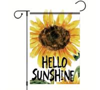 Bandiera Decorazioni Sunflower Hello Sunshine Spring Summer Flower